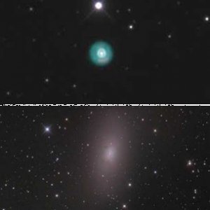 M110 und Eskimo-Nebel