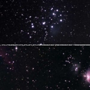 Orion & Plejaden mit M42 Objektiv & Asi120mc