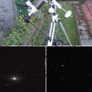 Astrofotos mit NEQ3 und 900 mm Brennweite