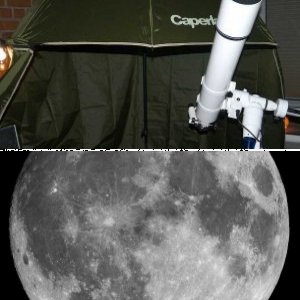Kurz vor  Vollmond