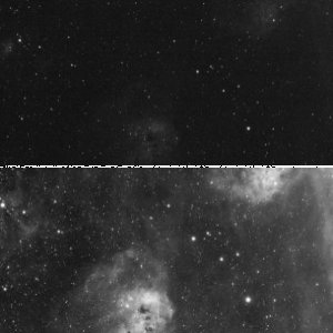 IC 405  mit der ASI 178mm in H-Alpha