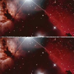 IC 434 und Flammennebel