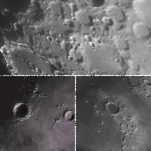 Etwas Mond mit dem 4,5" Spiegel