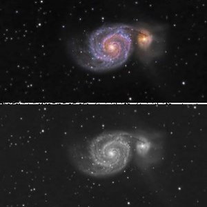 M51 Lucky Imaging mit der ASI183MM Pro