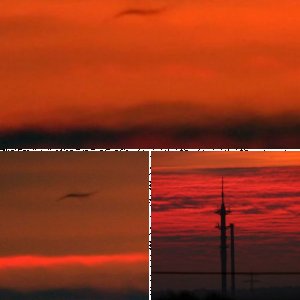 Merkwürdige Wolken - hat jemand eine Erklärung ?