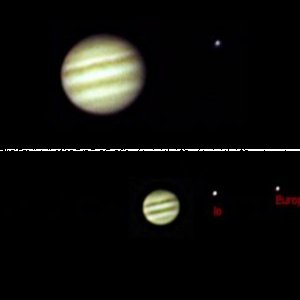 Jupitersystem am 09.10.2008