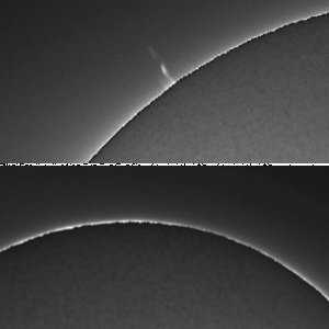 Sonne erste Experimente