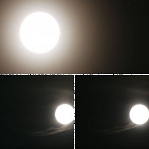 Plejadenbedeckung durch den Vollmond