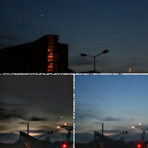 Mond - Jupiter - Venus - Frankfurt/M