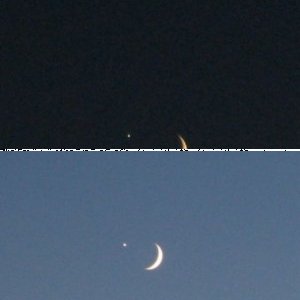 Mond bedeckt Venus - Graz