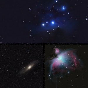M42, M31 und NGC1977 geebnet