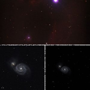 M51 und Pferdekopfnebel am 19.03.2009