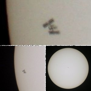 ISS Transit am Ostermontag