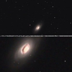 "Blackeye"-Galaxie (M64) vom 24.04.2009