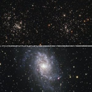 M33 + NGC884/869