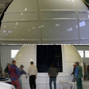 5.5Meter Kuppel fast fertig