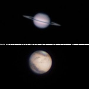 Mars und Saturn vom 16.02.10