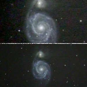 Mal wieder: M51