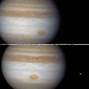 Jupiter mit Io: 02.07.2010
