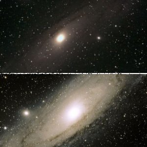 Andromeda M31, M32 und M110