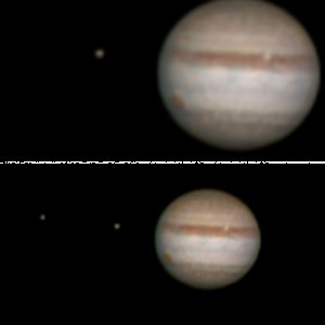 Jupiter mit Monden