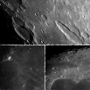 Mare Frigoris - passend zum Wetter, und etwas Mond
