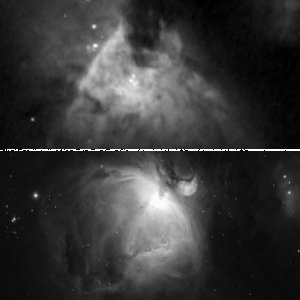 M42 in Ha bei Mondlicht