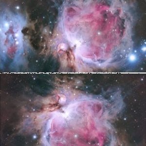 Orion Nebel M42 - H-alphaRGB