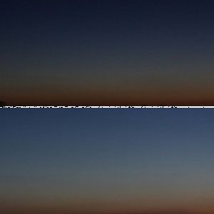 Merkur und Jupiter
