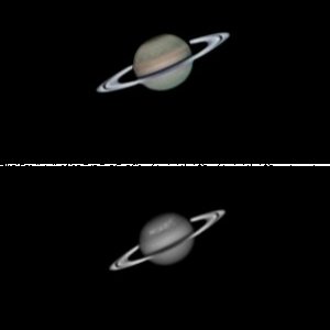 Saturn mit Sturm vom 21-03-2011