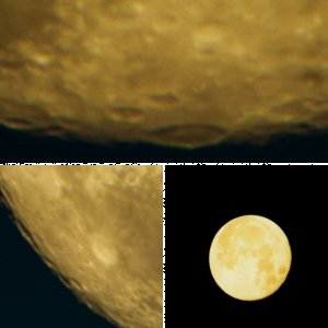 Mond 15.04.11 kurz nach Aufgang