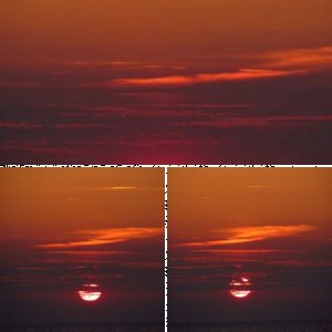 Sonnenuntergang am Meer