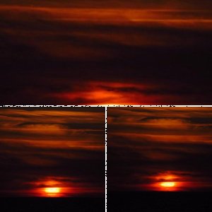 Sonnenuntergang am Meer  Teil 2