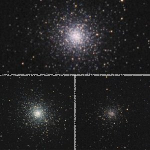 Sternhaufen M107 + M3 + M5  mit DSLR