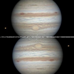 Jupiter und Io am 21.09.2011