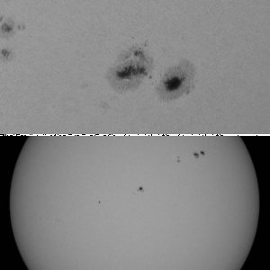 Die Sonne am 01.10.2011