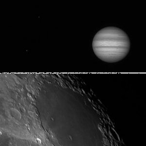 Mond und Jupi vom 11.12.2011