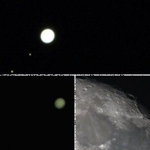 Meine ersten Fotos mit meinem Teleskop