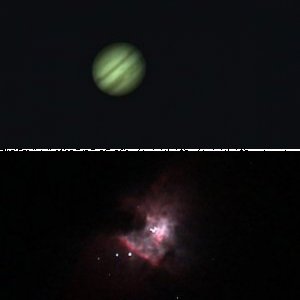 Mein erster M42 und nochmal Jupiter