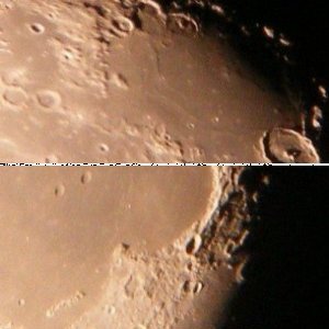 Meine ersten Mondaufnahmen vom 11.07.2011