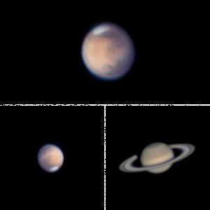 Saturn & Mars