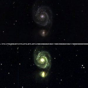 M51 Wirlpool-Galaxie