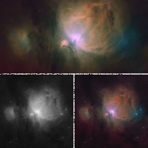 M42 in Ha und OIII