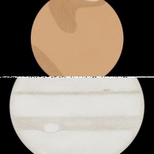 Jupiter- und Marszeichnung vom 8.2.2012