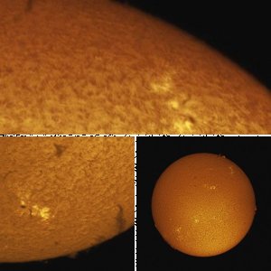 Oberfläche der Sonne in H-alpha  am 28.5.2012