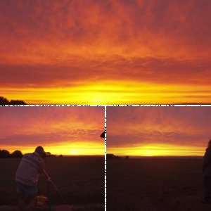 Venustransit, kurz vor Sonnenaufgang