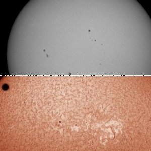 Venus vor der Sonne