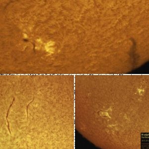 Sonne H-alpha vom 28.5.2012