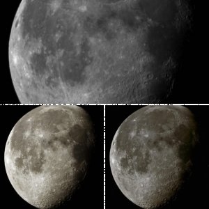 Mond des Nachts um halb 2 ;)