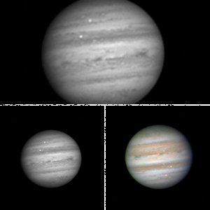 Jupiter mit Io & Europa